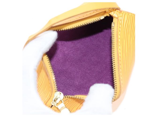 LOUIS VUITTON Epi Soufflot Hand Bag Yellow M52229 LV - vista 28