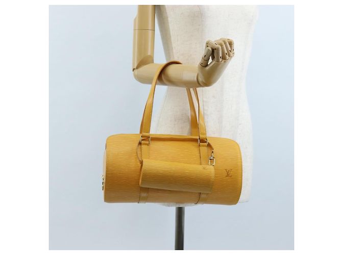 LOUIS VUITTON Epi Soufflot Hand Bag Yellow M52229 LV - vista 29