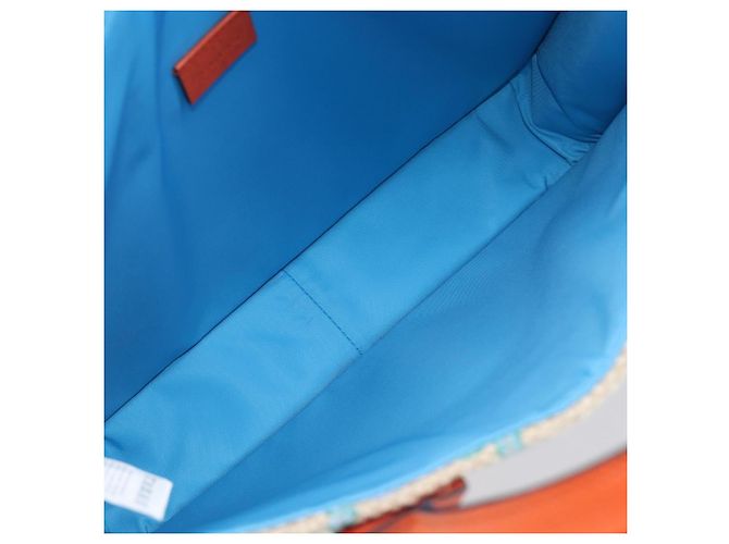 GUCCI GG Canvas Tote Bag Multicolor Orange 550763 - vista 10