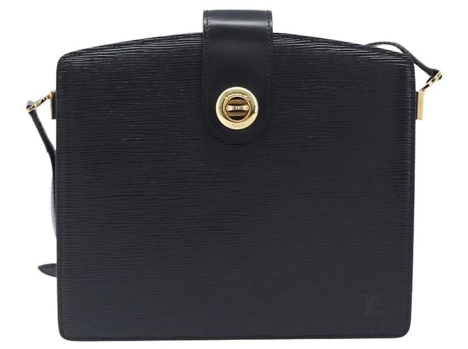 LOUIS VUITTON Epi Capuchin Shoulder Bag Black M52342 LV - vista 13
