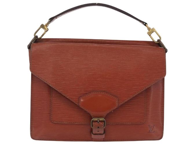 LOUIS VUITTON Epi Biface Hand Bag Brown M52323 LV - vista 3