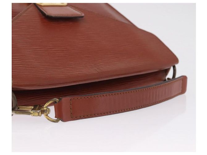 LOUIS VUITTON Epi Biface Hand Bag Brown M52323 LV - vista 7
