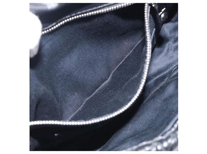 Miu Miu Sac à épaule Matelassé avec chaîne en cuir noir argenté - vue 28