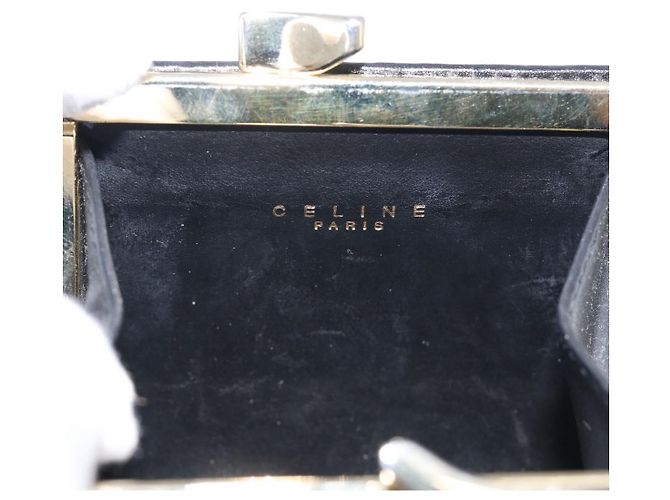 Céline CELINE Macadam Canvas Coin Purse Black Gold - view 13