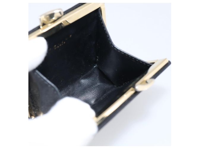 Céline CELINE Macadam Canvas Coin Purse Black Gold - view 15