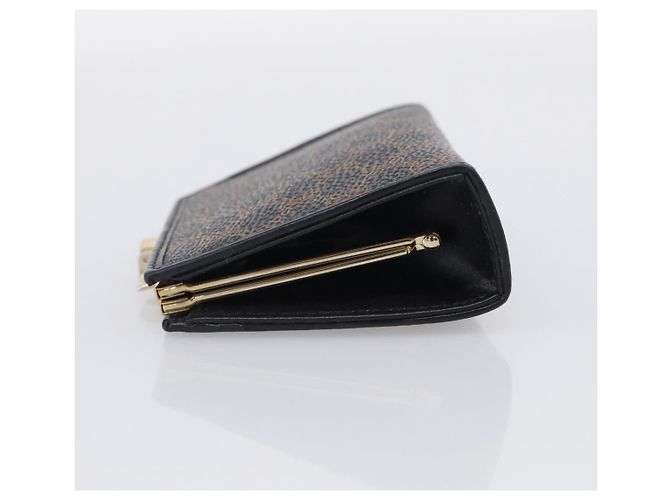 Céline CELINE Macadam Canvas Coin Purse Black Gold - view 4