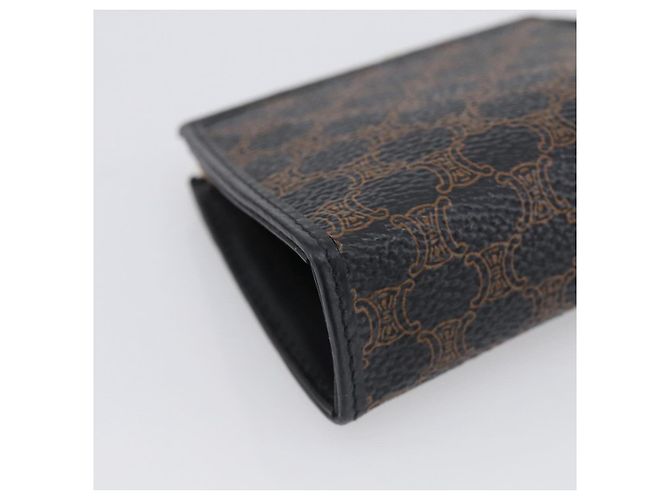 Céline CELINE Macadam Canvas Coin Purse Black Gold - view 9
