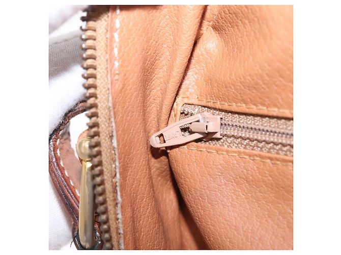 Céline CELINE Macadam Canvas Shoulder Bag PVC Leather Brown Gold - vista 23