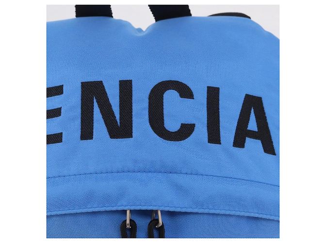 Balenciaga Backpack Canvas Blue Silver 507480 - view 18