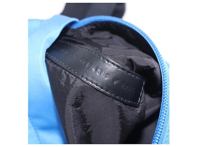 Balenciaga Backpack Canvas Blue Silver 507480 - view 29