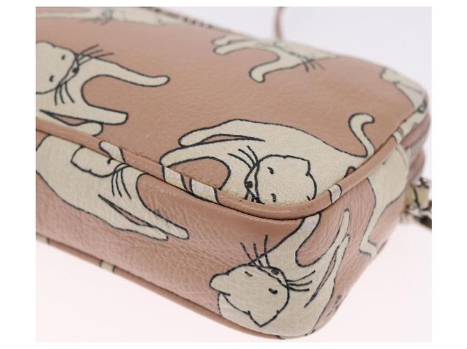 Miu Miu Bolso de hombro de piel rosa plata - vista 14