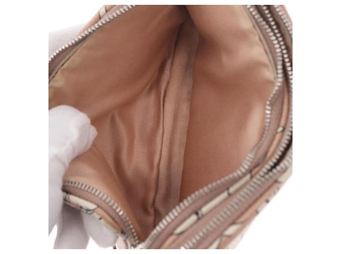 Miu Miu Bolso de hombro de piel rosa plata - vista 23