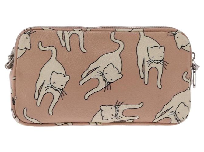 Miu Miu Bolso de hombro de piel rosa plata - vista 3