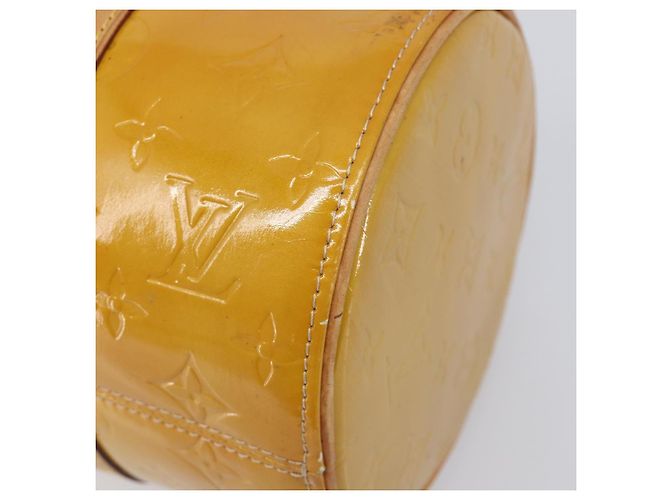 LOUIS VUITTON Monogram Vernis Bedford Hand Bag Beige M91006 LV - vue 10