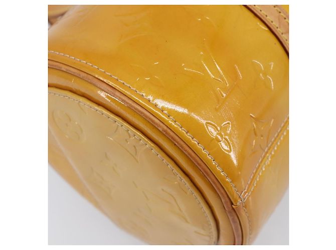 LOUIS VUITTON Monogram Vernis Bedford Hand Bag Beige M91006 LV - vue 11
