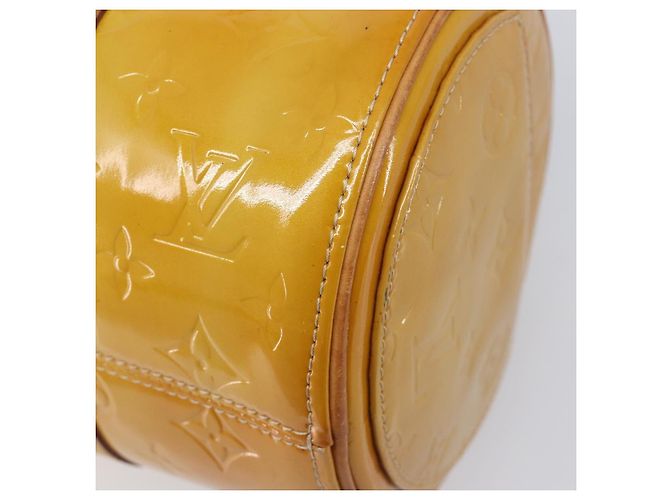 LOUIS VUITTON Monogram Vernis Bedford Hand Bag Beige M91006 LV - vue 12