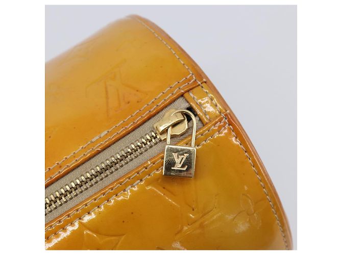 LOUIS VUITTON Monogram Vernis Bedford Hand Bag Beige M91006 LV - vue 14