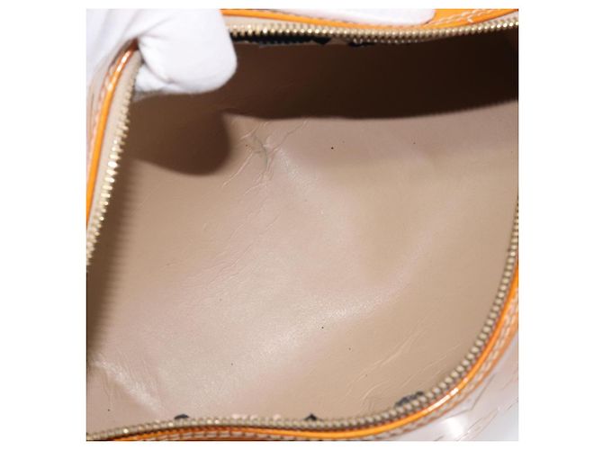 LOUIS VUITTON Monogram Vernis Bedford Hand Bag Beige M91006 LV - vue 19