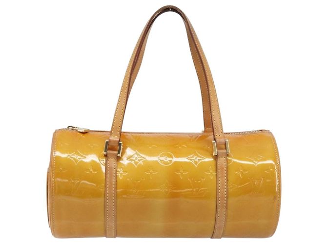 LOUIS VUITTON Monogram Vernis Bedford Hand Bag Beige M91006 LV - vue 2