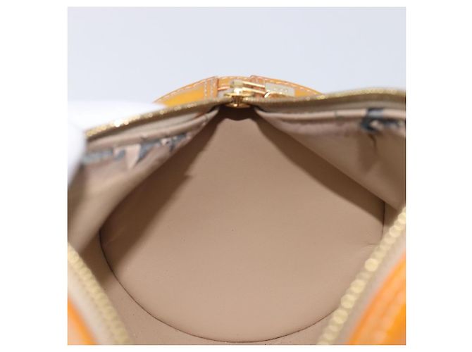 LOUIS VUITTON Monogram Vernis Bedford Hand Bag Beige M91006 LV - vue 20