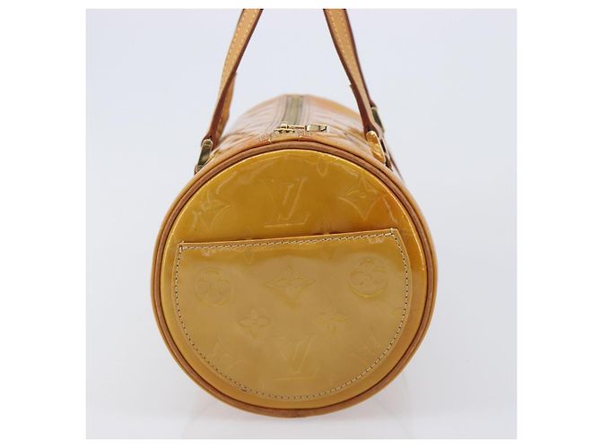 LOUIS VUITTON Monogram Vernis Bedford Hand Bag Beige M91006 LV - vue 5