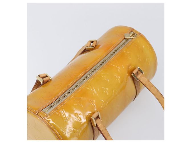 LOUIS VUITTON Monogram Vernis Bedford Hand Bag Beige M91006 LV - vue 6