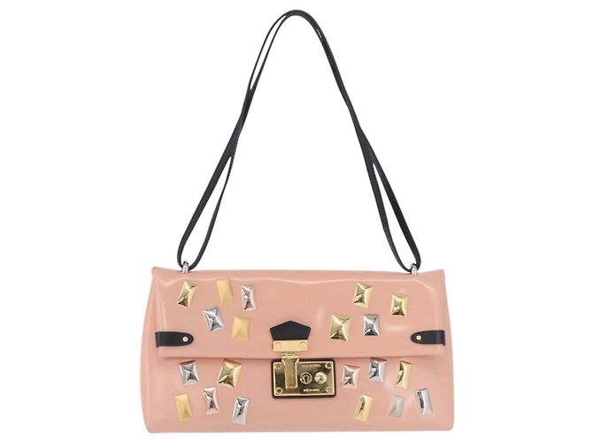 LOUIS VUITTON Sac Triangle Limited Edition PM Bag Leather Pink LV - Ansicht 2