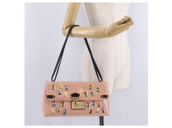 LOUIS VUITTON Sac Triangle Limited Edition PM Bag Leather Pink LV - Ansicht 27