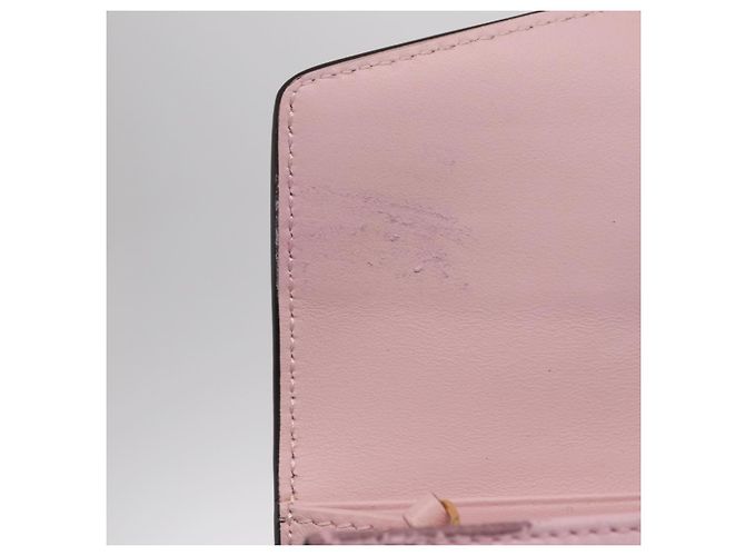 FENDI Cartera Larga Continental Piel Pink Gold - vista 15
