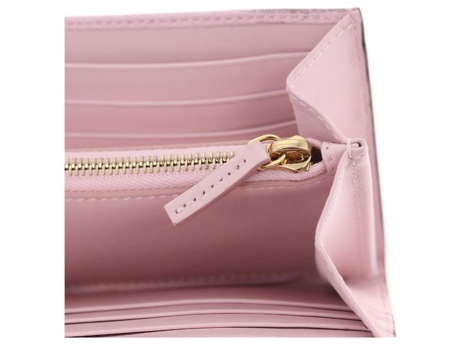 FENDI Cartera Larga Continental Piel Pink Gold - vista 26