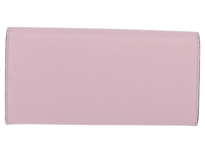 FENDI Cartera Larga Continental Piel Pink Gold - vista 3