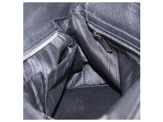 Salvatore Ferragamo Sofia Gancini Bag Leather 2way Black Silver - vista 26
