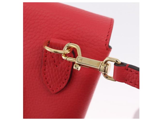 LOUIS VUITTON Parnasea Volta Hand Bag Leather Red M50287 LV - vista 23