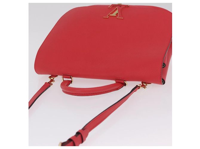 LOUIS VUITTON Parnasea Volta Hand Bag Leather Red M50287 LV - vista 6
