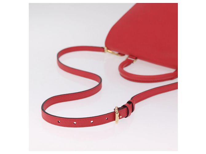 LOUIS VUITTON Parnasea Volta Hand Bag Leather Red M50287 LV - vista 8