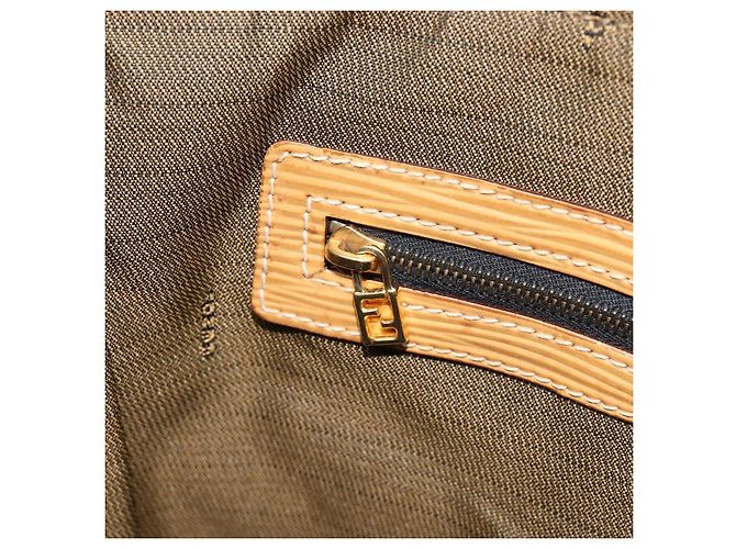 FENDI Zucca Canvas Hand Bag Black Brown - vista 21