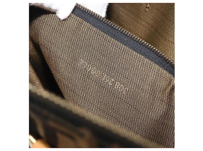 FENDI Zucca Canvas Hand Bag Black Brown - vista 23