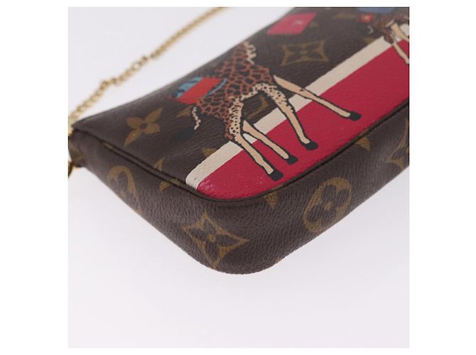 LOUIS VUITTON Monogram Giraffe Mini Pochette Accessoires M62087 - vista 15
