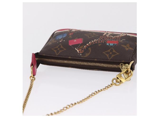 LOUIS VUITTON Monogram Giraffe Mini Pochette Accessoires M62087 - vista 7