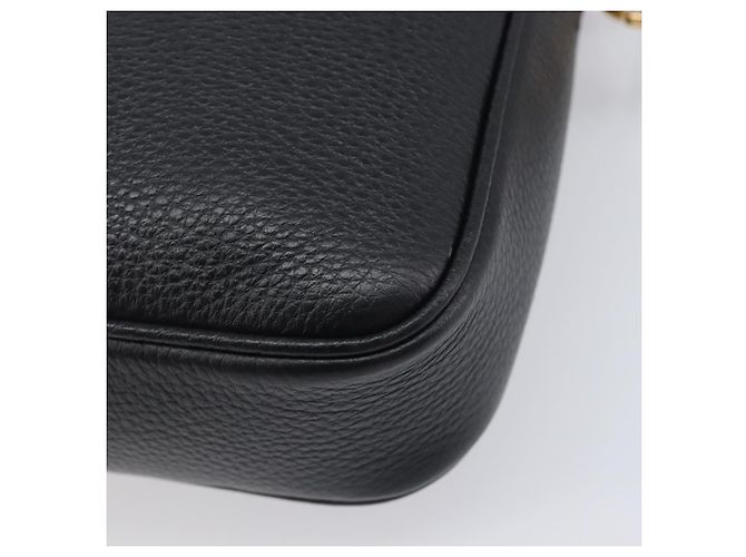 VERSACE Shoulder Bag Leather Black Gold - vista 16