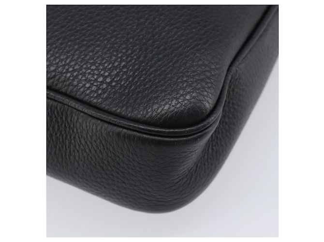 VERSACE Shoulder Bag Leather Black Gold - vista 17
