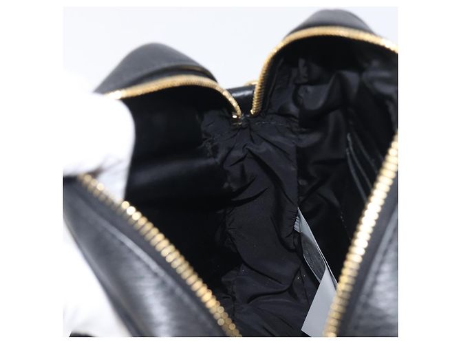 VERSACE Shoulder Bag Leather Black Gold - vista 22