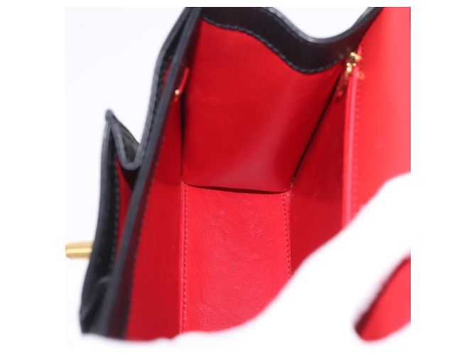 Panthère Cartier PANTHERE Shoulder Bag Leather Black Gold - vista 21