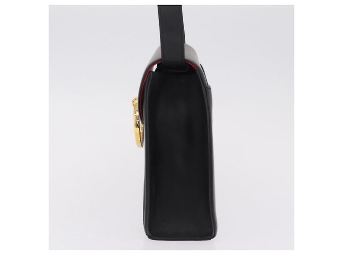 Panthère Cartier PANTHERE Shoulder Bag Leather Black Gold - vista 5