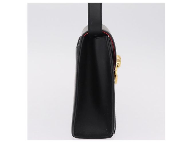 Panthère Cartier PANTHERE Shoulder Bag Leather Black Gold - vista 6
