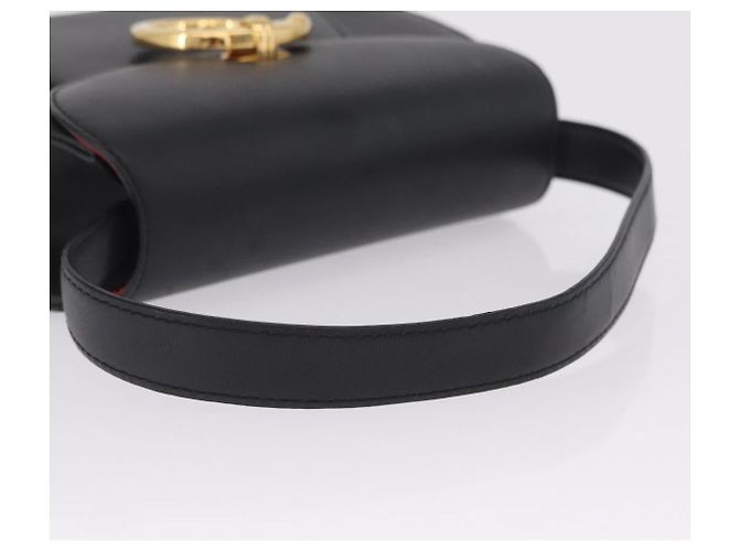 Panthère Cartier PANTHERE Shoulder Bag Leather Black Gold - vista 8