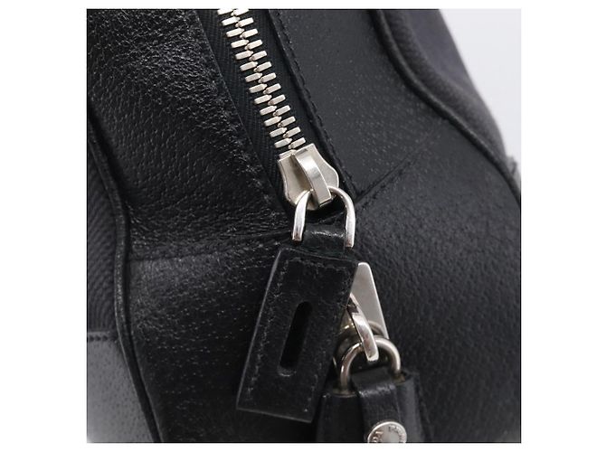 PRADA Hand Bag Canvas Black Silver - view 15