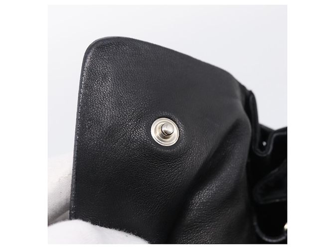 PRADA Hand Bag Nylon Black Silver - view 24