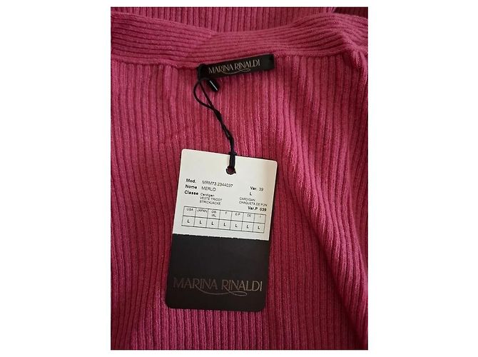 Marina Rinaldi Rosa Wollcardigan - Ansicht 10