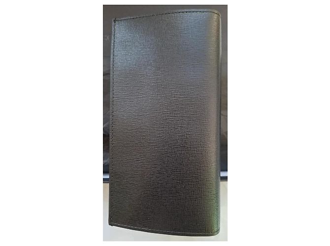 Sergio Rossi Black Leather Wallet - view 2